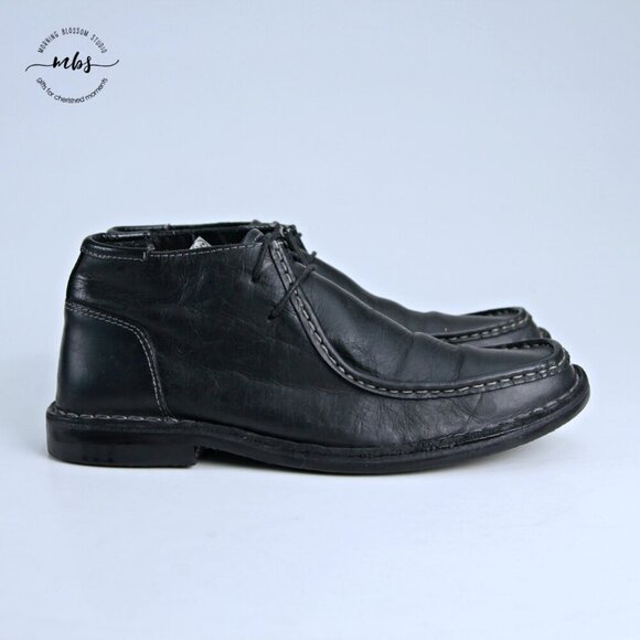 Steve Madden Handler Wallabee Boots Black‎ Men 8 main image 5